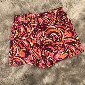 Colorful Paisley Shorts - Size 2